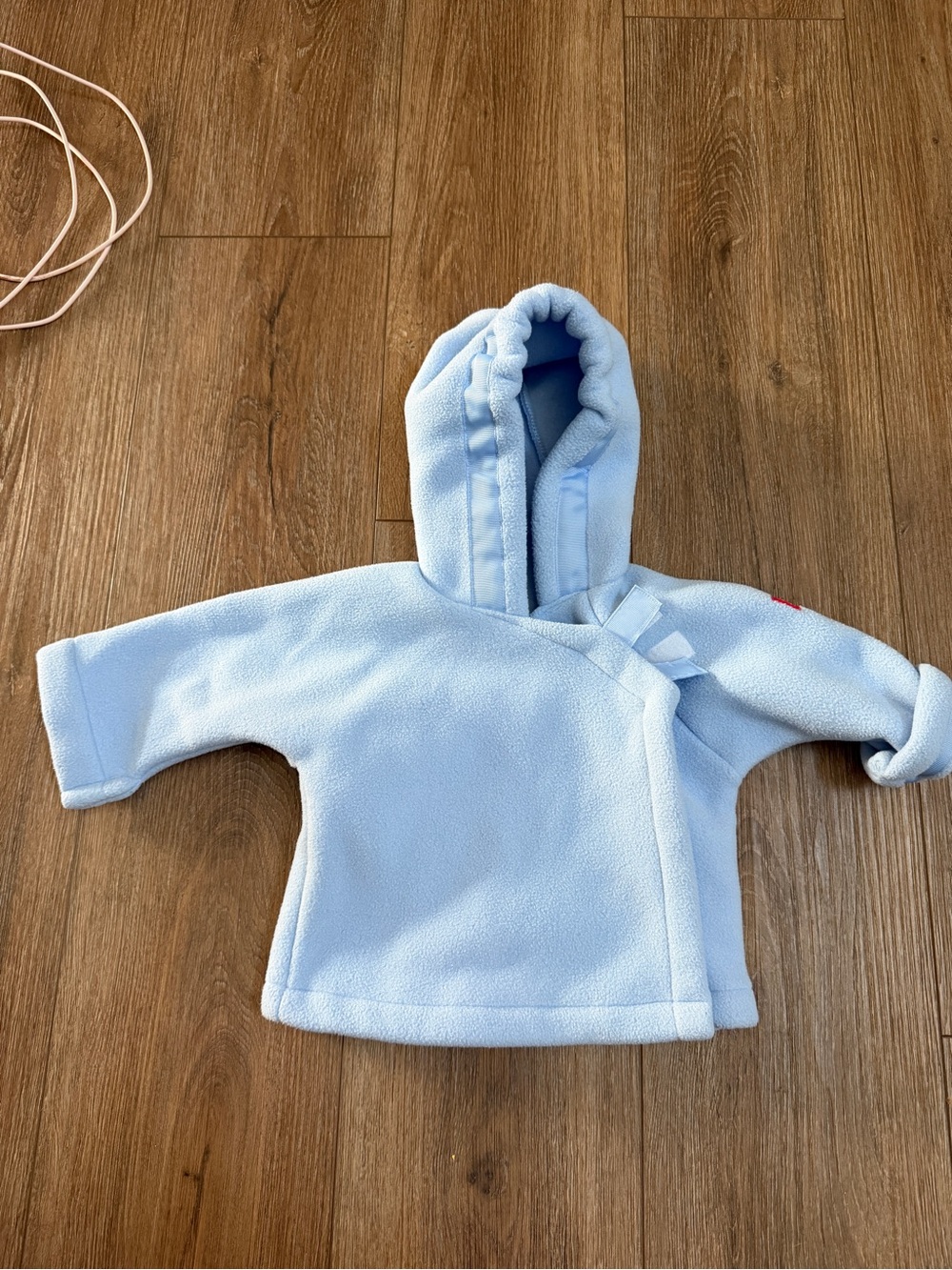 Widgeon Blue Hooded Baby Fleece Jacket